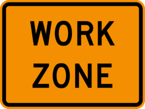 driving safely in a work zone